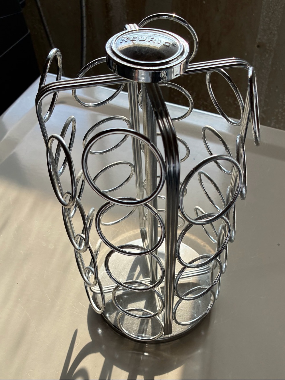 Keurig Chrome K-Cup Pod Carousel Holder
